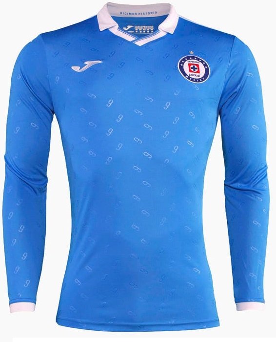 Camisa Cruz Azul 2021 2022 Joma oficial Edição oficial manga comprida